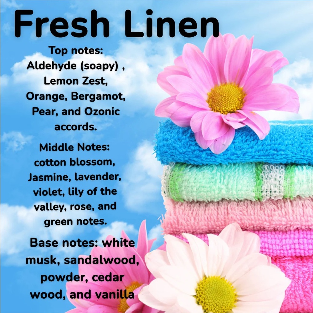 🧺🤍 Fresh Linen Scented Freshies 🤍🧺